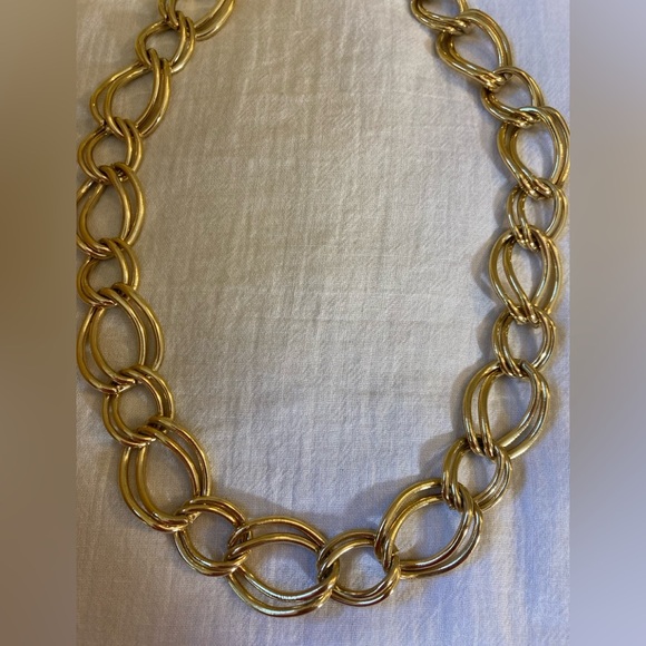 Double Link Vintage Status Runway Necklace - Picture 1 of 9